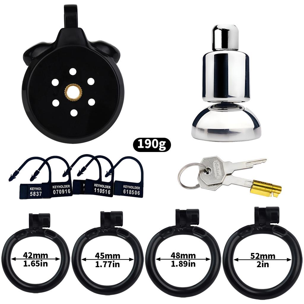 Male Chastity Lock Removable Metal Urinal Resin CB Chastity Lock Sex Toy Gay Cuckold BDSM Cock Ring