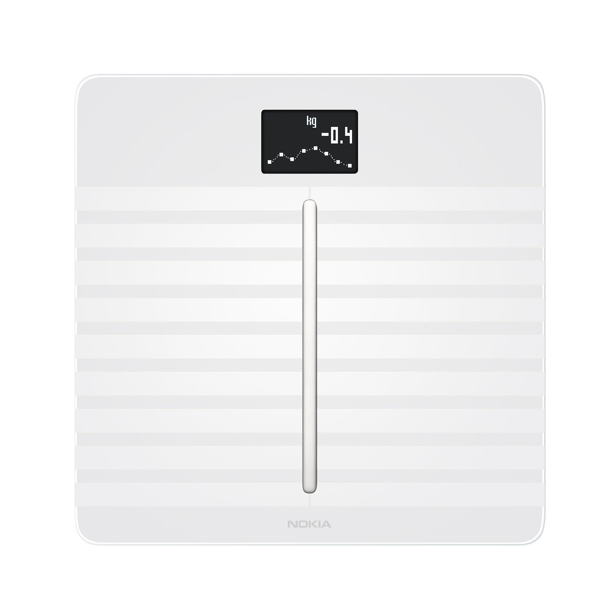 

Nokia Smart Weight Scale Body Cardio White Compatible Heart Rate Body Composition Meter Japanese Distributor Wi-Fi/Bluetooth & [Authorized Product]