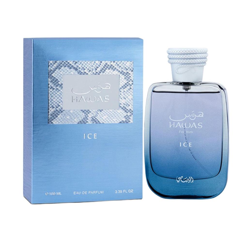 Hawas Ice For Him Hawas Cologne Pro Muže EDP Dlouhotrvající Eau De Parfum Svěží, Mužná Vůně, 100ml