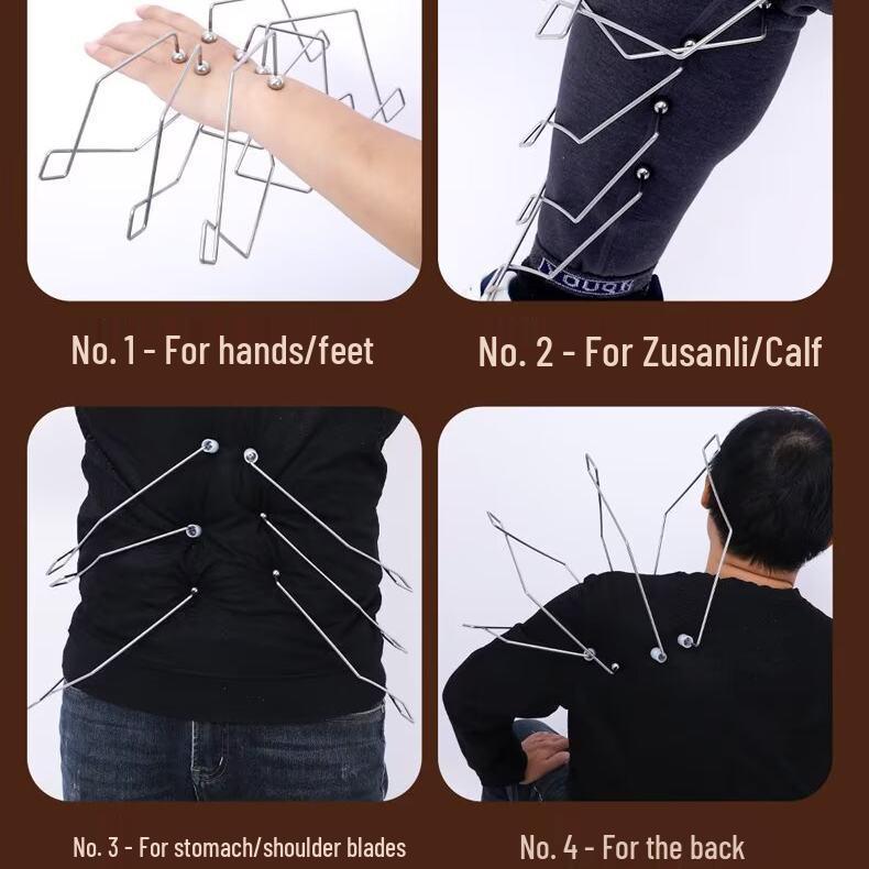Acupoint Massage Clip: Full Body Relief for Waist, Back, Legs, Shoulders, Hands, Feet & Abdomen.