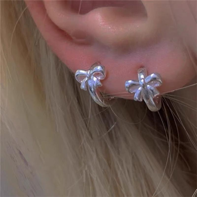 

Ювелирные изделия, серьги с бантом для женщин, металлические винтажные серьги в стиле Харадзюку, крутые мультяшные серьги, подвески, эстетический подарок