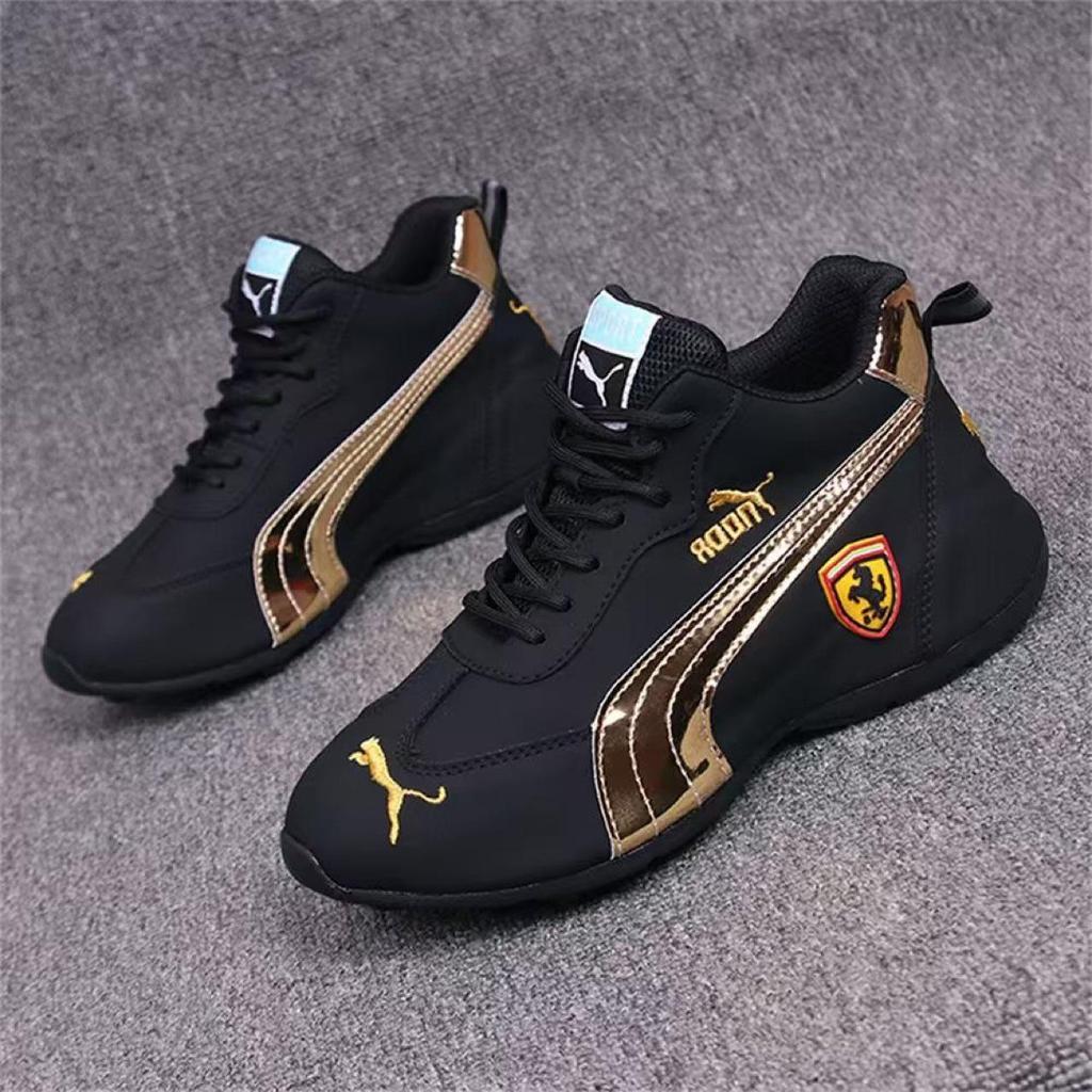 Unisex Spring & Autumn Casual Leather Sneakers: Breathable Fashion Sports Shoes