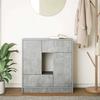 VidaXL Buffet with Drawers and Doors Concrete Grey 70.5x34x74.5 Cm, Storage Furniture, Buffet Cabinet, Entrance Furniture, 861844