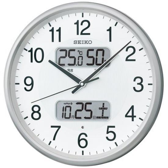 

SEIKO CLOCK KX383S настінний сріблястий Радіокерований годинник, білий, білий