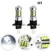 2Pcs H1 LED Fog Light Bulbs Kit 6000k 50W Exterior Car Headlight High Low Beam White Lamp Car Headlight Bulb DC 12V To 24V