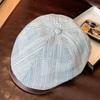 Retro Denim Beret Y2k Painter Cap Korean Cowboy Beret  Streetwear