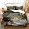 Monet Van Gogh Style Sky Oil Painting Bedding Set Duvet Cover 3d Bedding Fashion Design Decoration King Duvet Cover Set