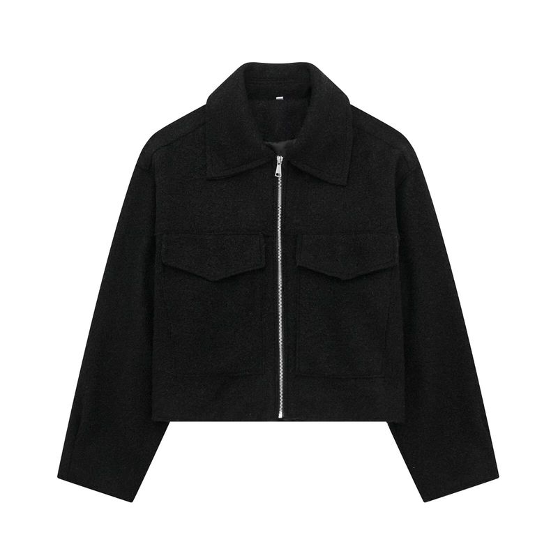Kaslead Women's Clothing Fashion Style Short Jacket