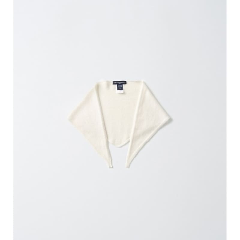 Pure Cashmere NYC TRIANGLE SCARF_Ivory