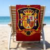 Spanish National Emblem Printed Beach Towel, Super Soft Microfiber, Perfect Gift Birthday, for Pool, Beach, Travel, for Family and Friends