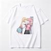 Marin Kitagawa Hitori Gotoh Wall Pin Interaction Anime Frame Graphic Crew Neck Short Sleeve Women And Men T Shirt