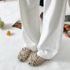 Fashion French Woven Thin Hairband Fish Mouth Open Toe Sandals Women 2025 New Xia Square Toe Block Heel Kitten Heel Slippers