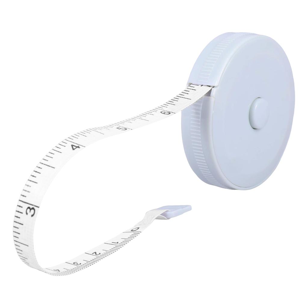 150cm Doublesided Soft Measuring Tape Metric Imperial Flexible Ruler Mini Retractable Measuring Tape for Fabric Sewing Furniture