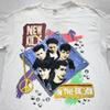 Vintage 90er NEW KIDS ON THE BLOCK Konzert T-Shirt MEDIUM/GROSS weich Pop Rock 80er