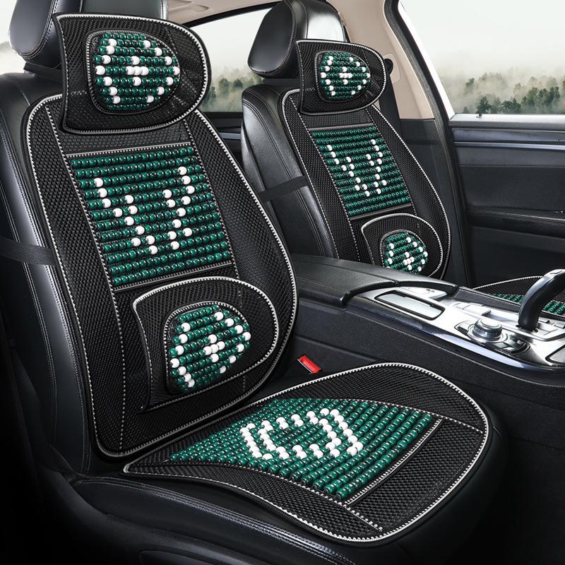 Universal Ventilated Wooden Bead Car Seat Cushion for All Seasons