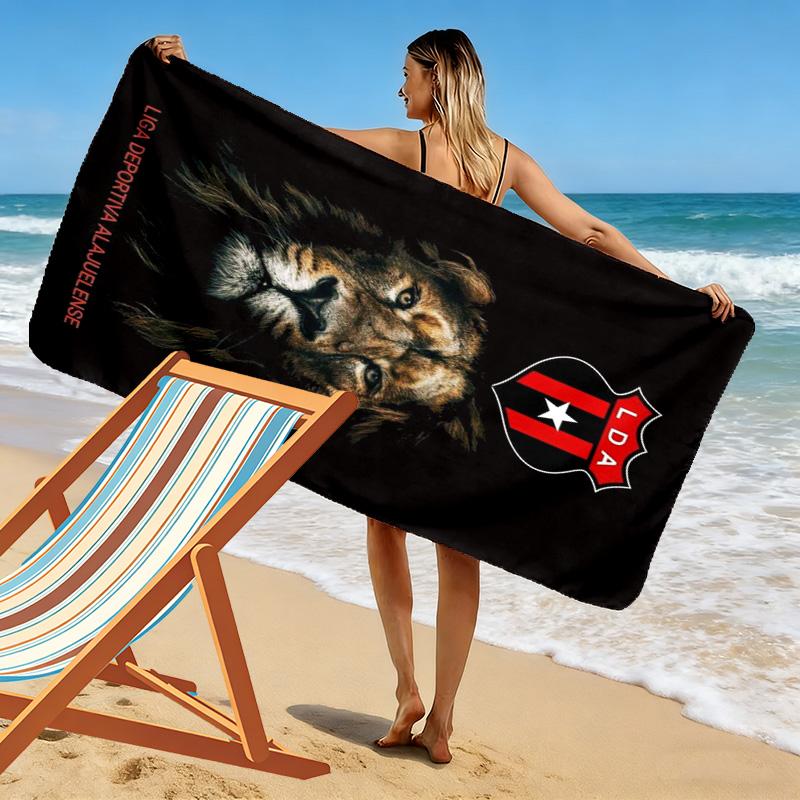 Alajuelense Print Beach Towel, Large Soft Quick Dry Towel for Beach Camping Swimming