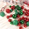 42Pcs 3/4/5cm Electroplated Christmas Hanging Balls Christmas Tree Pendants  Photographic Props
