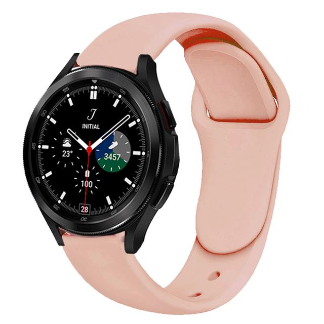 Cinturino in Silicone da 20 mm per Samsung Galaxy Watch 7 44mm 40mm/6 5 4 Classic Cinturino per Samsung Watch 5 Pro 45mm Accessori Cinturino