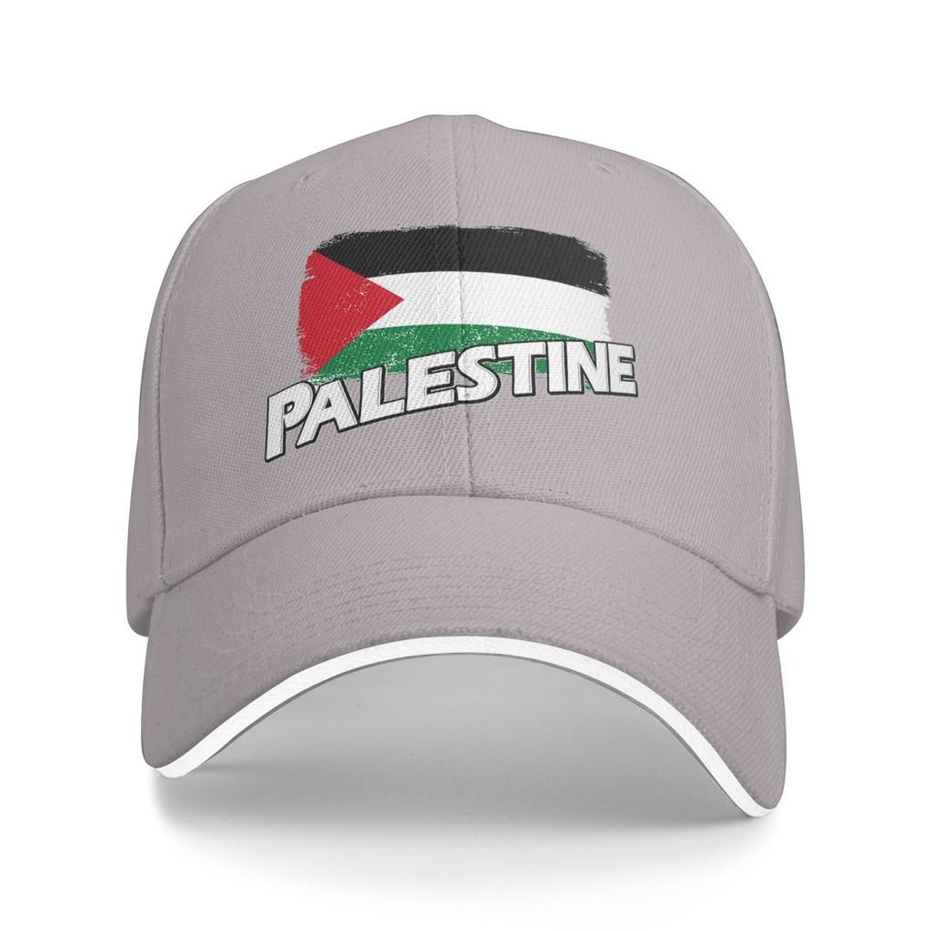 Palestine Flag Print Baseball Caps Unisex Adjustable Sandwich Hat Vintage Outdoor Summer Travel Sun Snapback Cap Outlet