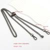 111cm DIY Metal Purse Chain Strap Handle Replacement for Handbag Shoulder Crossbody Bag Chain Strap with Length Adjustable Ball