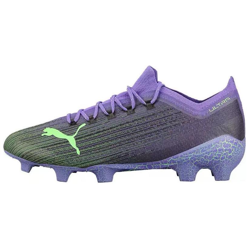Puma Comfortable Training FG (Rubber Long Stud) Breathable Lightweight Soccer Shoes Men Soccer Shoes Purple 106286-01