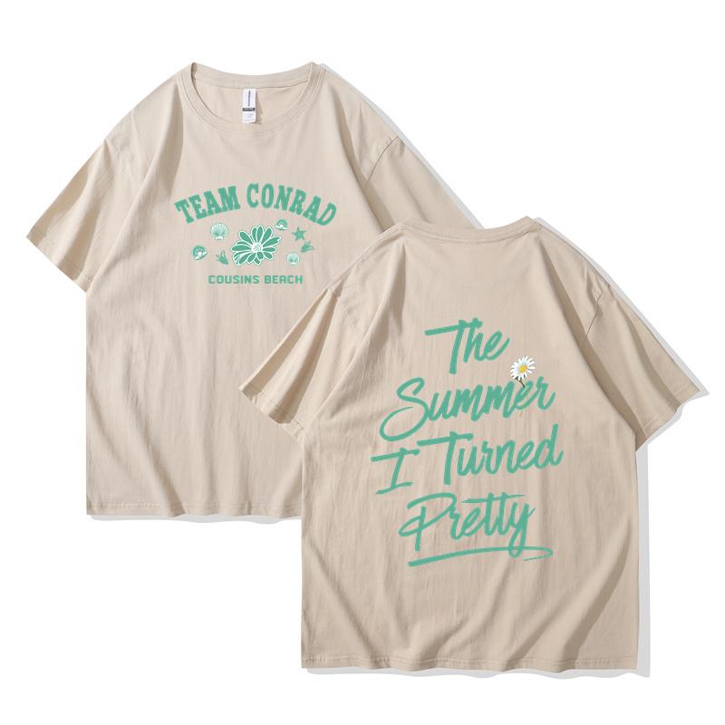 The Summer I Turned Pretty Cousins Beach Tshirt Team Jeremiah Conrad Merch Crewneck Short Sleeve Tee Women Unisexs Clothes