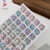 2pcs Glass Nail Stones Diy Charms Colorful Crystal Nail File Diamond Luxury Pigeon Eggs Nail Art Rhinestones Gems Sparkle