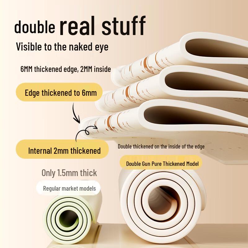 Suncha Food-Grade Silicone Dough Mat 4-Piece Set