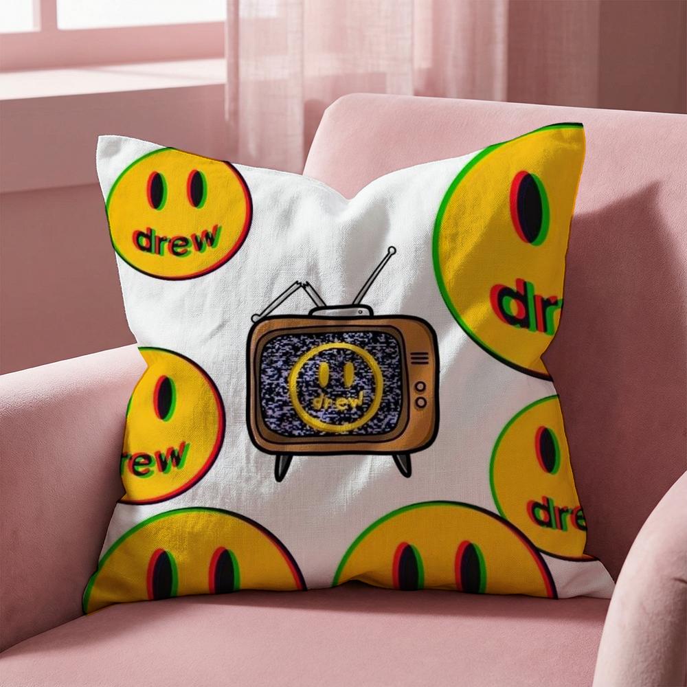 Fashion D-Drew H-Hous Cushion Cover Multi-Scene Pillow Cover for Home & Car - Reversible, Soft & Durable for Daily Use