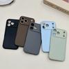 Silicone Shockproof Phone Case for Iphone 17 Air 16 Pro Max 15 Plus 14 Pro 13 12 11 Camera Lens Protective Minimalist Fully-Covered Frosted Cover