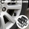4Pcs Aluminum Wheel Tire Valve Caps Dust Stem Cover Badge For 206 207 208 306 307 308 508 106 107 108 2008 3008 5008 RCZ