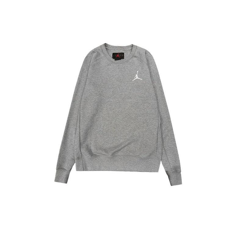 Air Jordan Crew Neck Casual Pullover Knitted Sweater Men's Grey CQ7760-063
