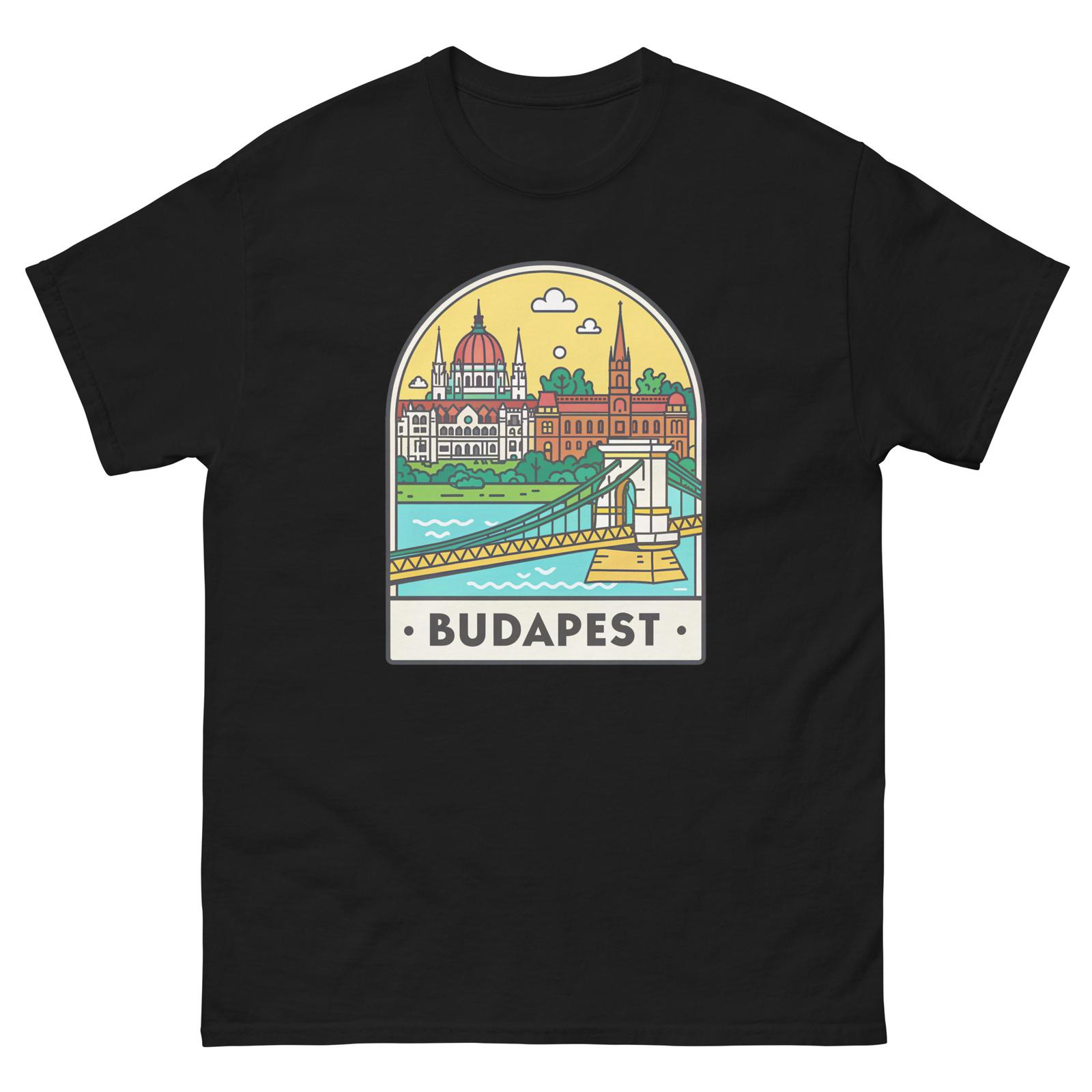 Budapest World Travel Urban Area City T-Shirt L