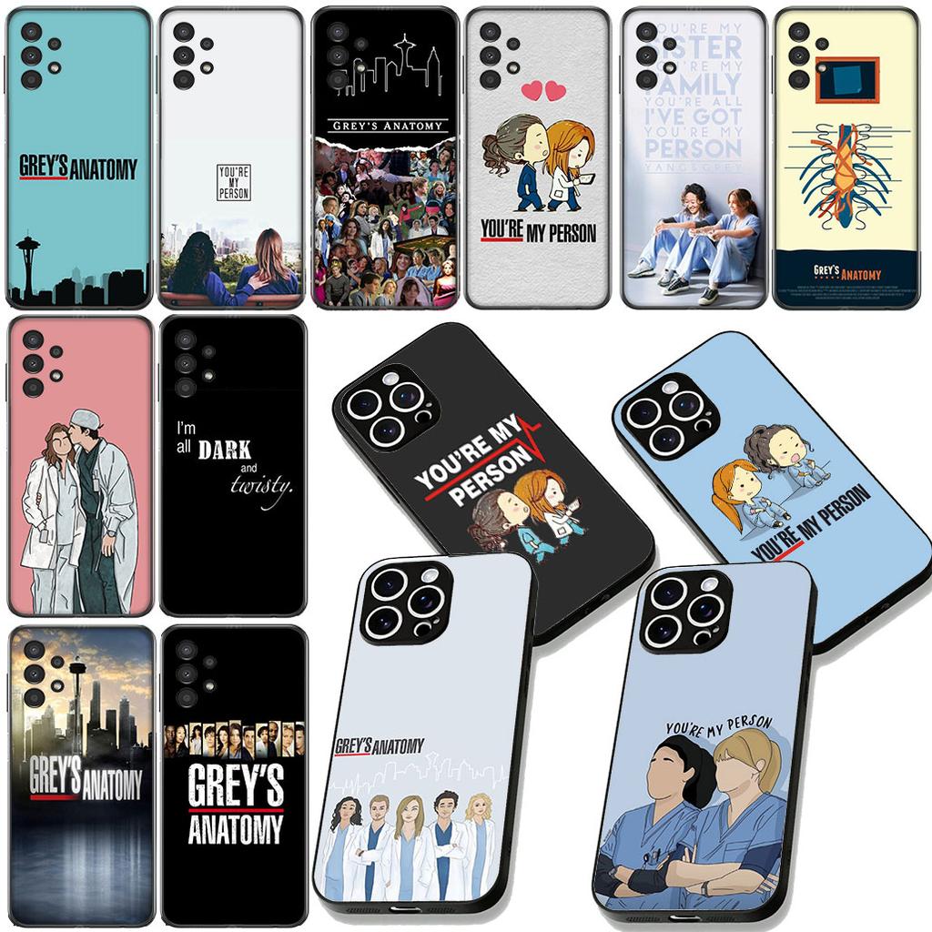 Greys Grey's Poster Anatomy Phone Cover for Samsung Galaxy S25 Edge S24 S23 FE Plus Ultra A16 A15 A55 A57 5G Protective Case