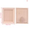 1Set 1:12 Dollhouse Miniature Photo Frame With Rear Cover Simulation Furniture Model Living Scene Decor Toy Doll House Accessories