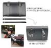 Motorcycle Side Small Item Tool [cmy select] Bag, Saddlebag, Waterproof, Storage, Storage, Leather, Bikesidebag-Black