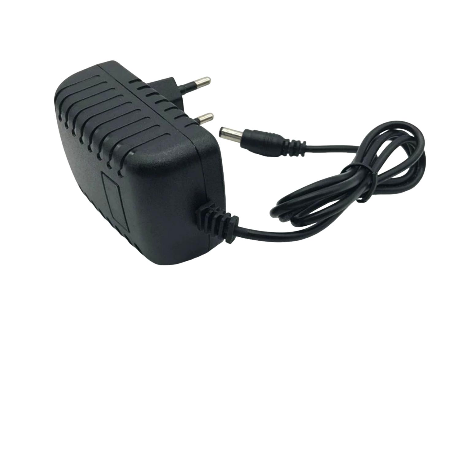 15W Stroomadapter voor Echo Dot 3e 4e 5e Generatie en Echo Pop Smart Speaker en Cube TV 2 Meter zwarte Wandstekker Kabel zwart