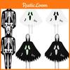 Luminous Skull Halloween Skeleton Child Cosplay Costume Jumpsuits Cloak Party