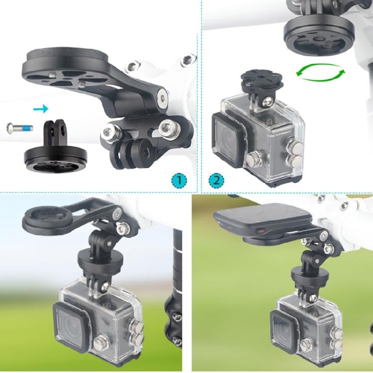 Universals Bike Computer Adapters Mount Bracket Light Weight Bike Computer Holder Camera Headlight Adapters Fixing Base