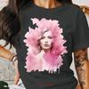 Pastel Watercolor T Shirt Pink Unisex Cute For Her Vintage Unisex Fashion Graphic Breathable Soft Stylish Versatile