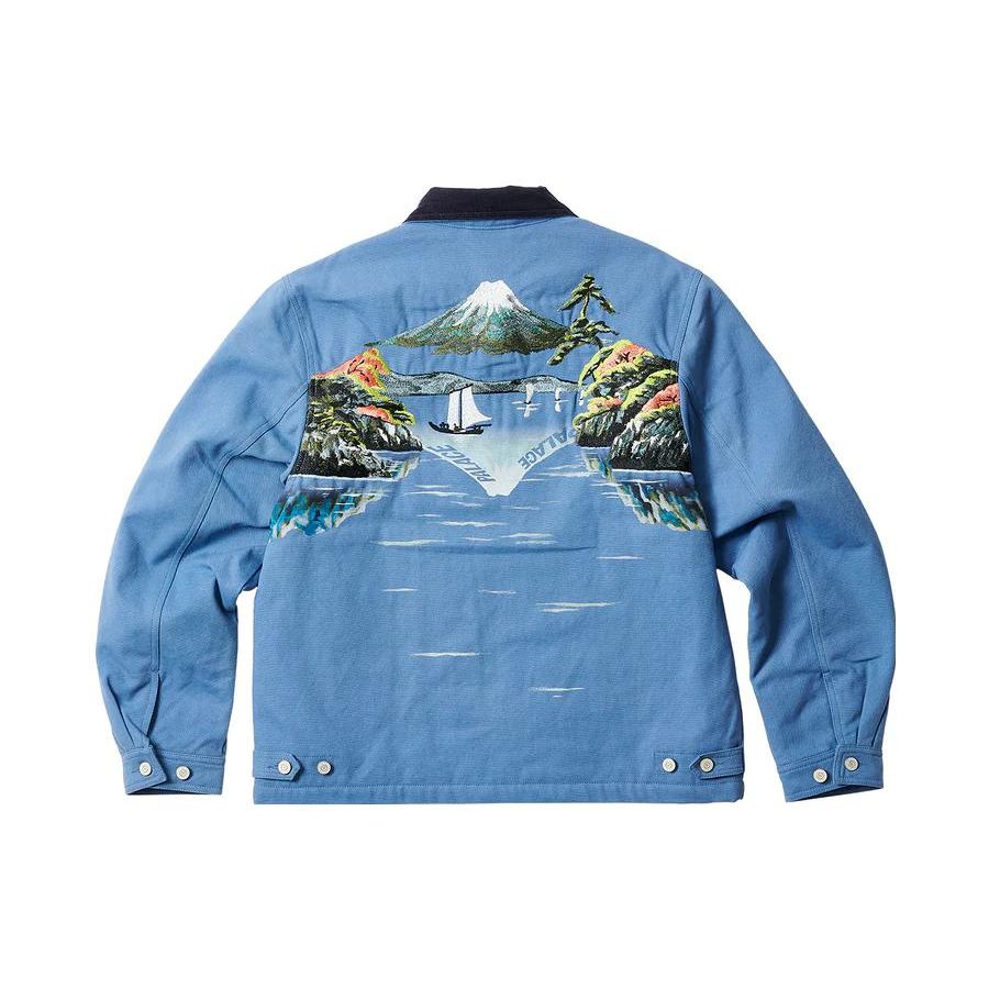 Palace Zen Work Jacket Spring Blue Unisex Outerwear P24JK018