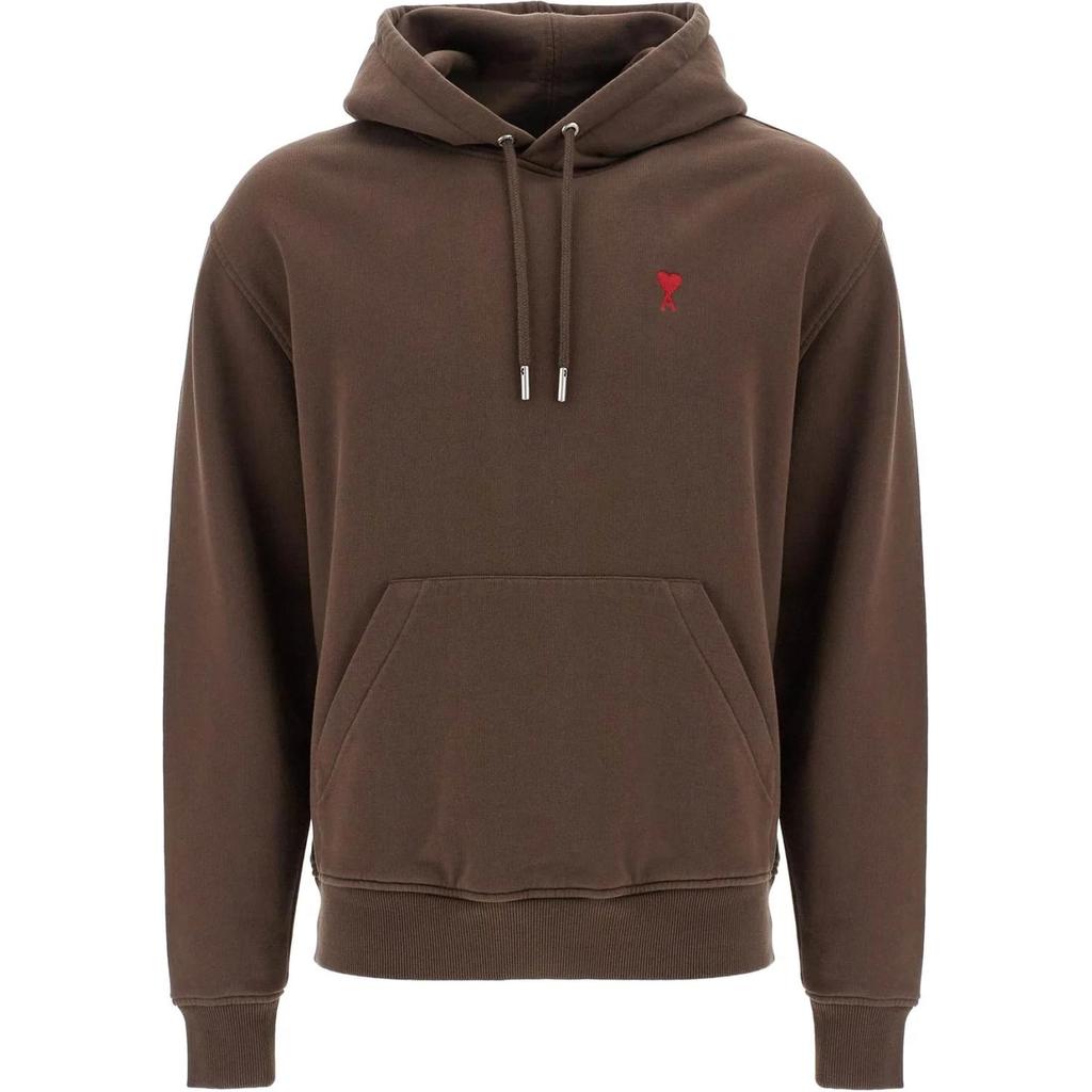 Ami Paris Ami De Coeur Drawstring Hoodie USW235730-221