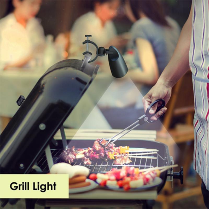 BBQ Light 360 Degree Rotation Bright Barbecue Lamp Barbecue Light For Outdoor Cooking Camping Work Mechanic Automotive Shop
