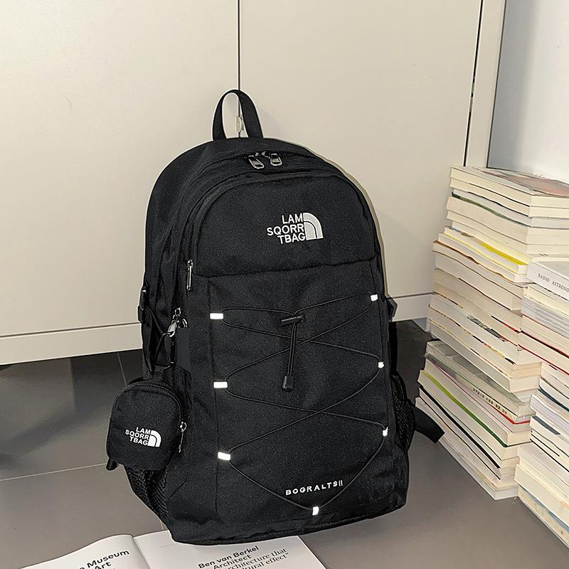 

Niche Schoolbag Male High School Student Japanese Leisure Large-capacity Computer Travel Backpack Female College Student Class Backpack чорний