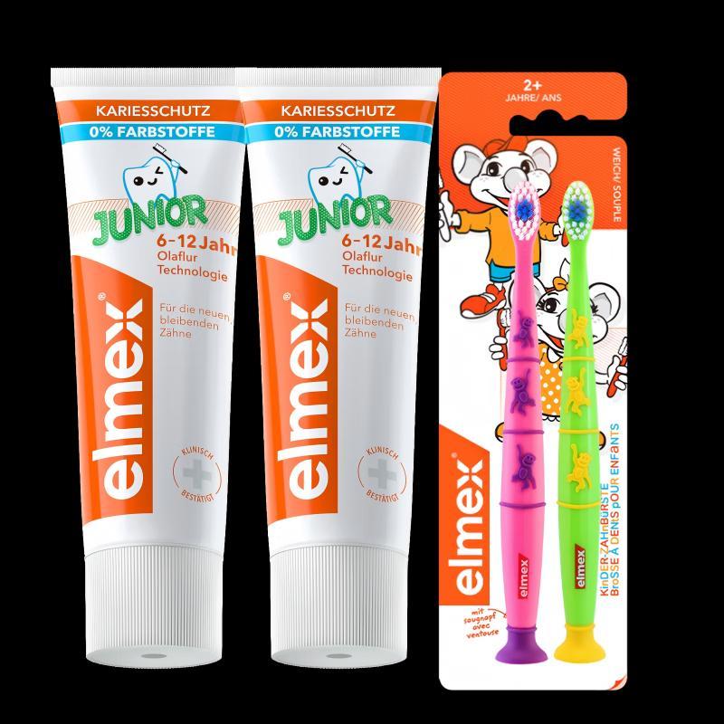 

Elmex Fluoride Children s Toothpaste & Brush Set