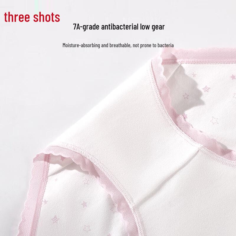 ThreeGun Women's Cotton 7A Antibacterial Briefs Multi-Pack