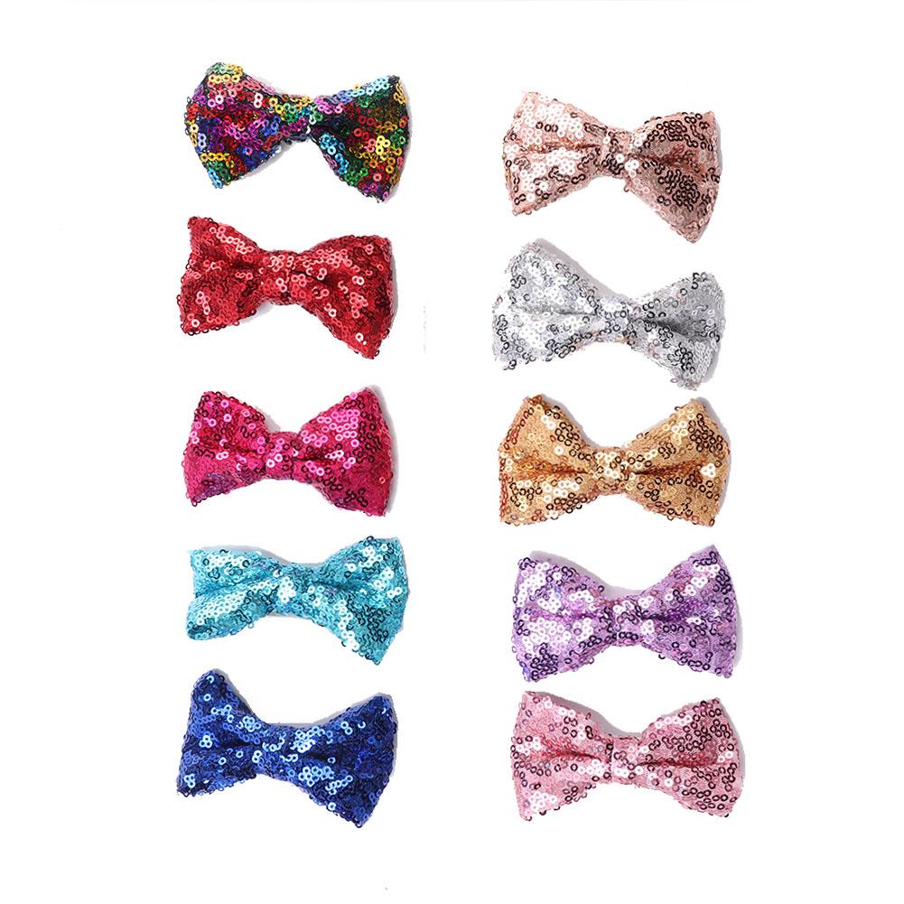 

10pcs Cute Pet Dog Cat Bowknot Hair Clip Decoration Headwear Accessory