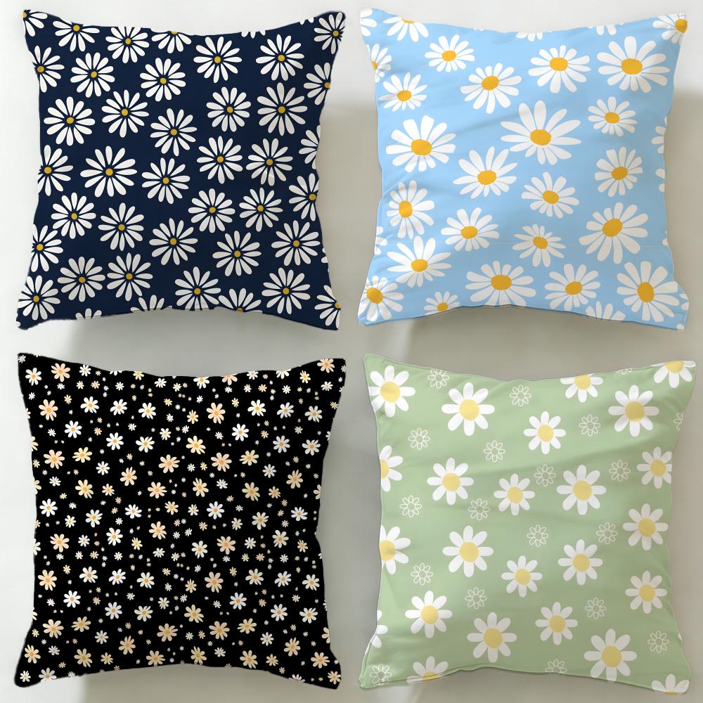 Retro patterns Cushion Cover Soft EasyWash Pillow Case Versatile for Couch Bed Travel and Office