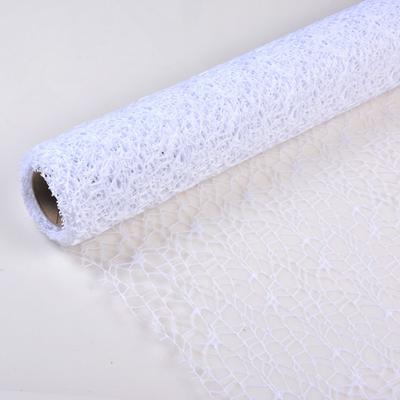 1 Roll Jacquard Net Gauze Large Size Diy Hanging Decor For School Project Wrapping Gift Curtain Backdrop Party