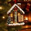 Hanging Money Gift Container Christmas Cash Holder Ornament for Holiday Tree Decorations, Transparent Acrylic Display Box with String Party Favors And